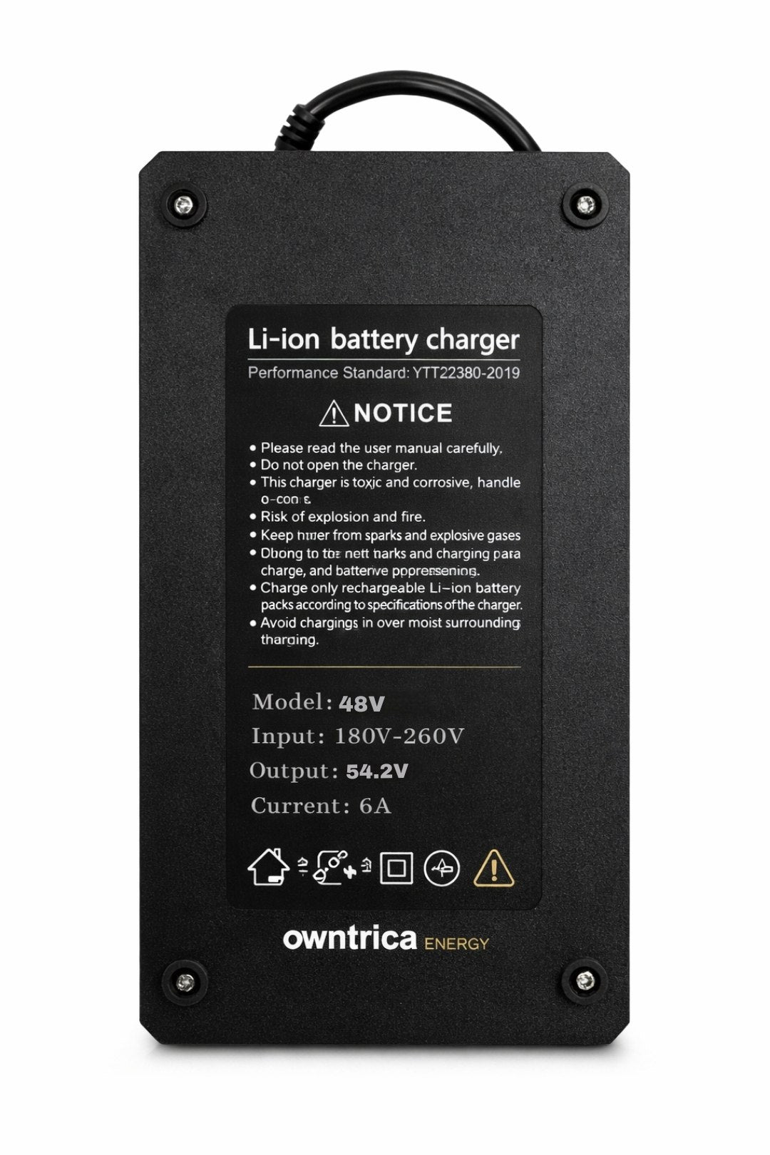 54.6V 6A Lithium EV Charger for NMC Battery